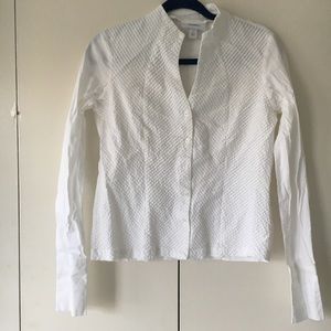 Pleated pattern shirt